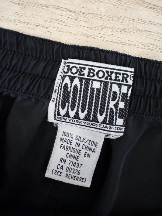 vintage 90s joe boxer couture 100% silk boxer shorts - good market thrift store