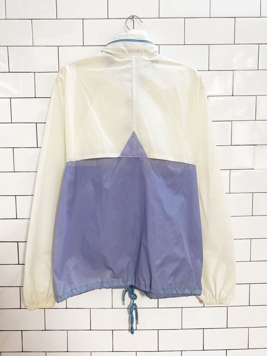 vintage 90s kway two tone windbreaker jacket - good market thrift store