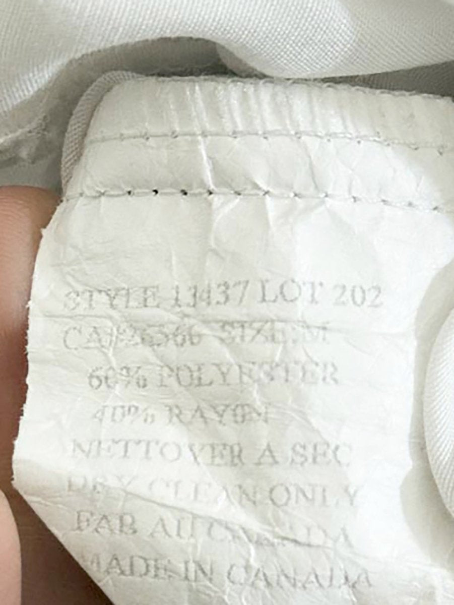 vintage 90s le chateau ruffle neck blouse | made in Canada - good market thrift store