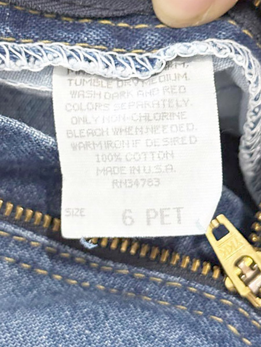 vintage 90s lee high rise elastic waist denim shorts | made in USA - good market thrift store