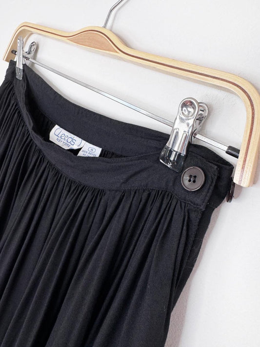 vintage 90s leeds new york pleated full midi skirt - good market thrift store