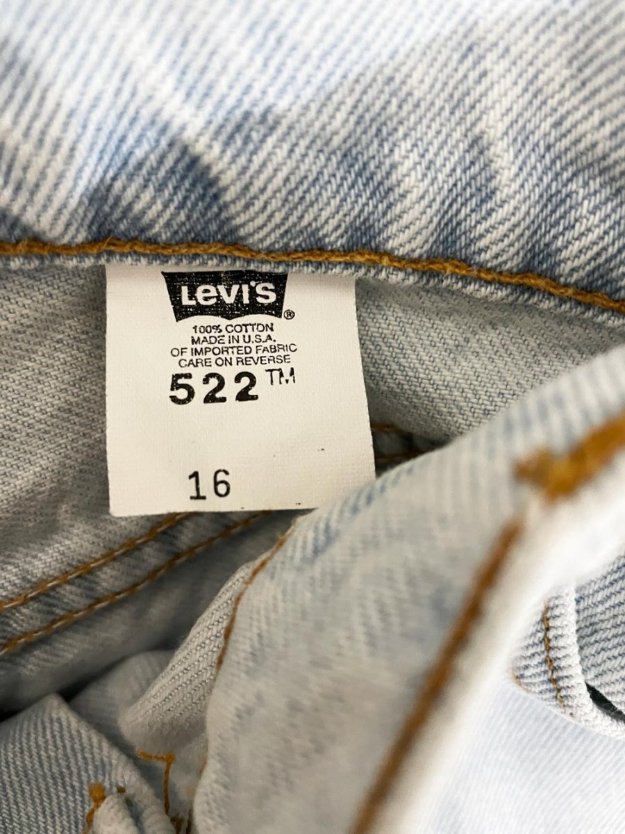 vintage 90s levi's 522 relaxed mom fit denim shorts | made in USA - good market thrift store