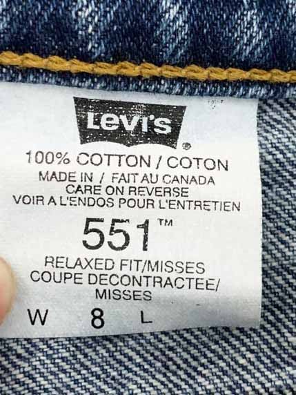 vintage 90s levi's 551 relaxed fit high waisted jeans - good market thrift store