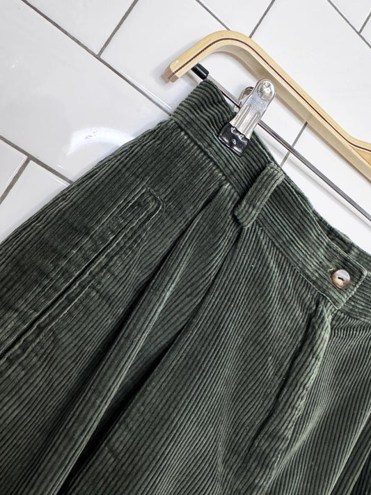 vintage 90s liz claiborne chunky cord pleated shorts | lizsport - good market thrift store