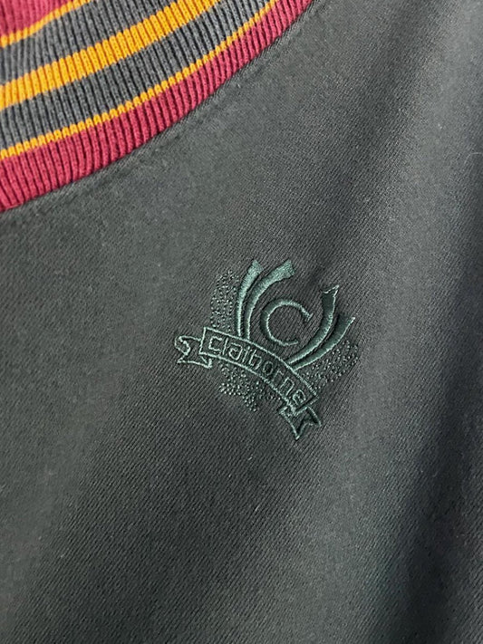 vintage 90s liz claiborne crested tennis prep cricket sweatshirt - good market thrift store