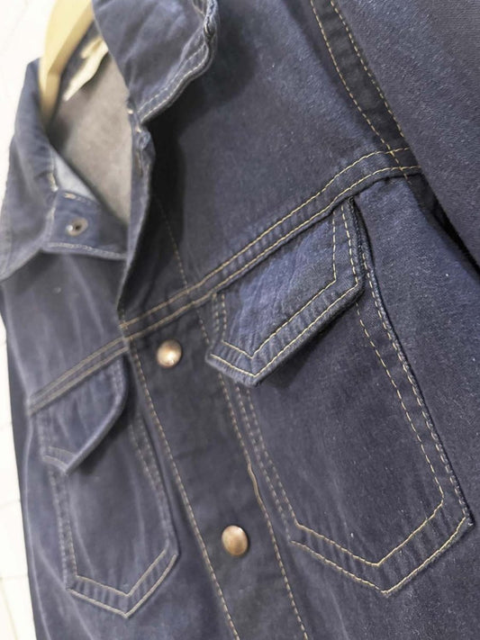 vintage 90s mark IV snap button denim jacket | made in Canada - good market thrift store