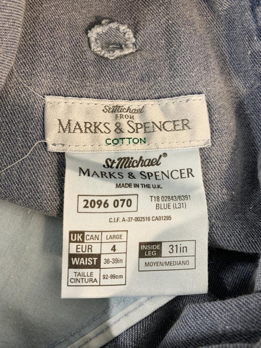 vintage 90s mark & spencer relaxed denim cottage pants - good market thrift store
