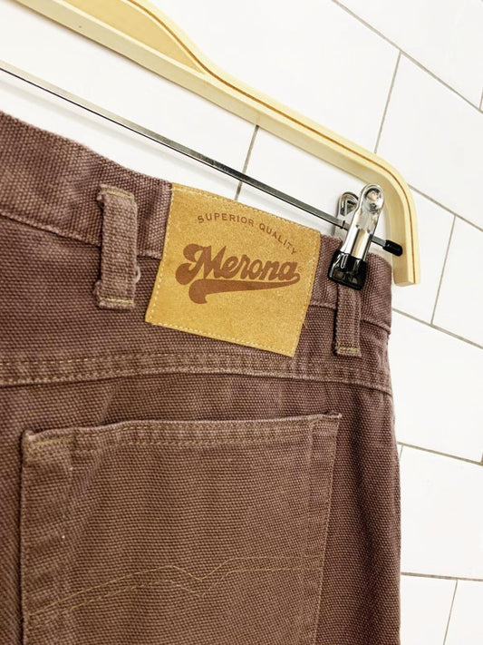 vintage 90s merona denim shorts | made in USA - good market thrift store