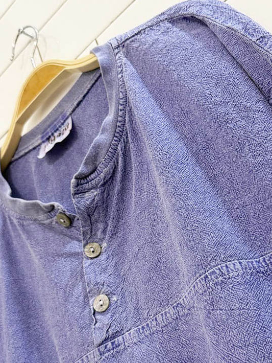 vintage 90s naturally rugged half button casual shirt | made in Canada - good market thrift store