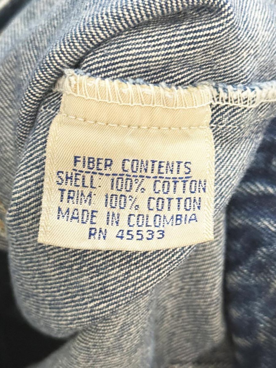 vintage 90s new york girl acid wash denim jacket - good market thrift store