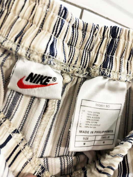 vintage 90s nike challenge court agassi two tone stripe shorts - good market thrift store