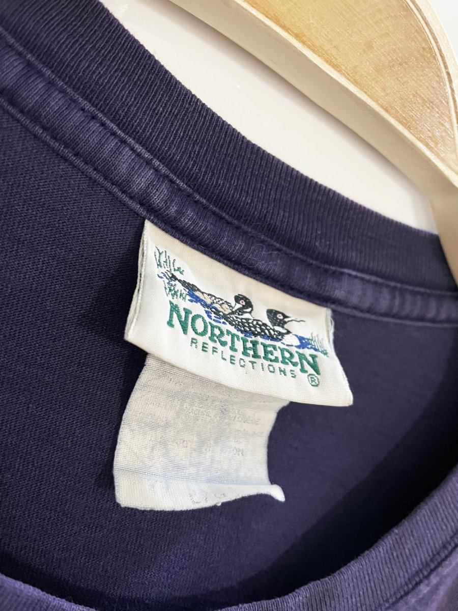 vintage 90s NR country front + back graphic tee | northern reflections - good market thrift store