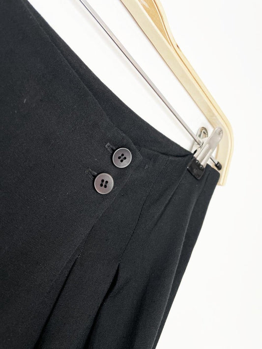 vintage 90s ONE louben silk - blend pleated skort | eaton - good market thrift store