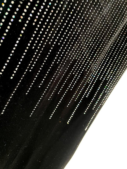 vintage 90s ronni nicole velvet sparkle maxi dress | ouida - good market thrift store