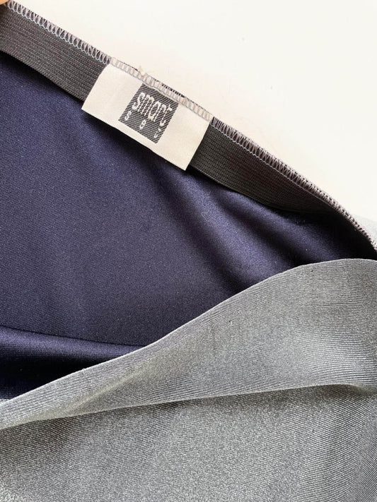 vintage 90s smart set silver glitter mini skirt - good market thrift store