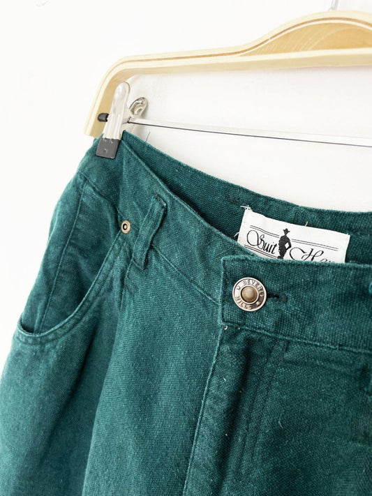 vintage 90s suit her linen - blend pleated trouser shorts - good market thrift store