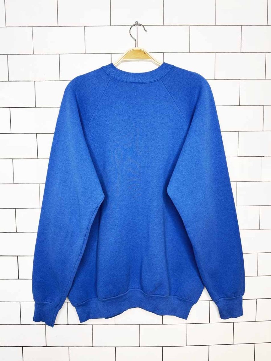 vintage 90s teddy bear sketch raglan sweatshirt - good market thrift store