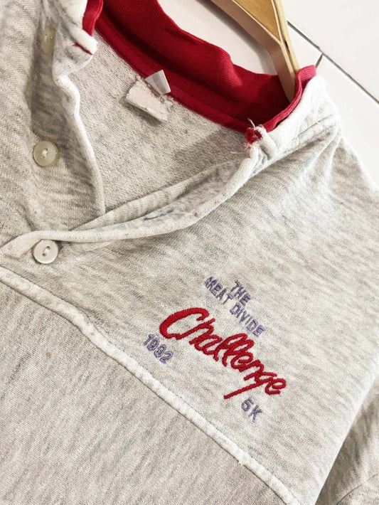 vintage 90s the great divide challenge marathon distressed sweatshirt - good market thrift store