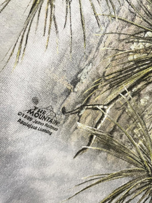 vintage 90s the mountain tie dye bird scene tee | made in USA - good market thrift store