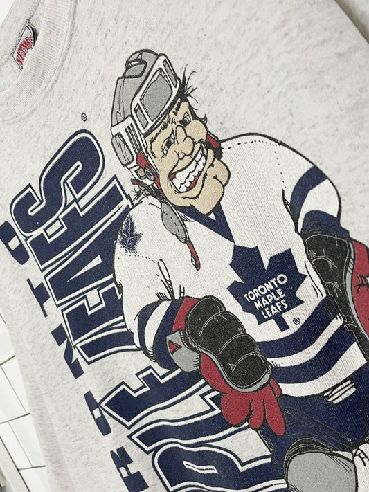 vintage 90s toronto maple leafs CCM sweatshirt | nutmeg mills | made in Canada - good market thrift store
