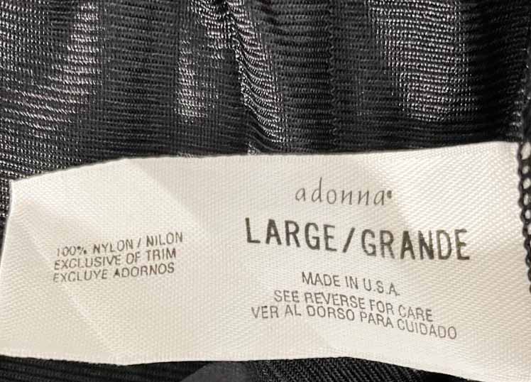 vintage adonna satin lace stretchy midi slip skirt | made in usa - good market thrift store