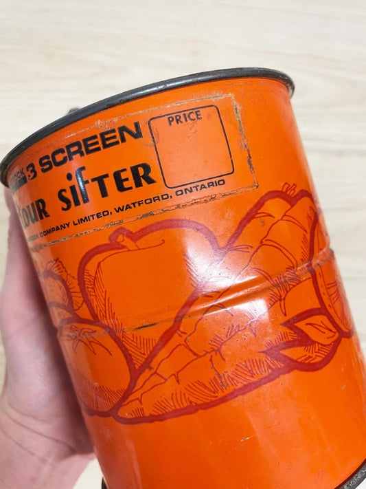 vintage androck 3 - screen flour sifter - good market thrift store