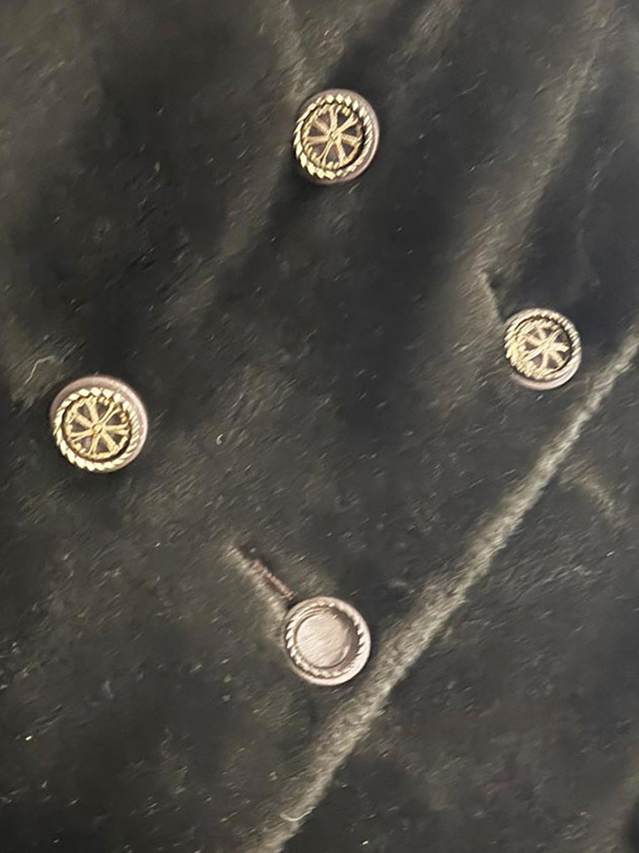 vintage borg plush double breasted teddy coat | made in Canada - good market thrift store