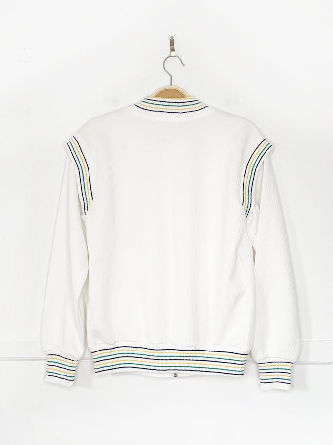 vintage by by ribbed knit tennis jacket - good market thrift store