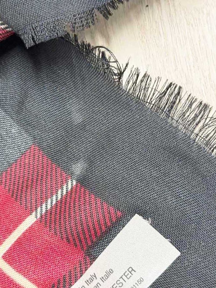 vintage careta woven french horn square scarf | made in Italy - good market thrift store