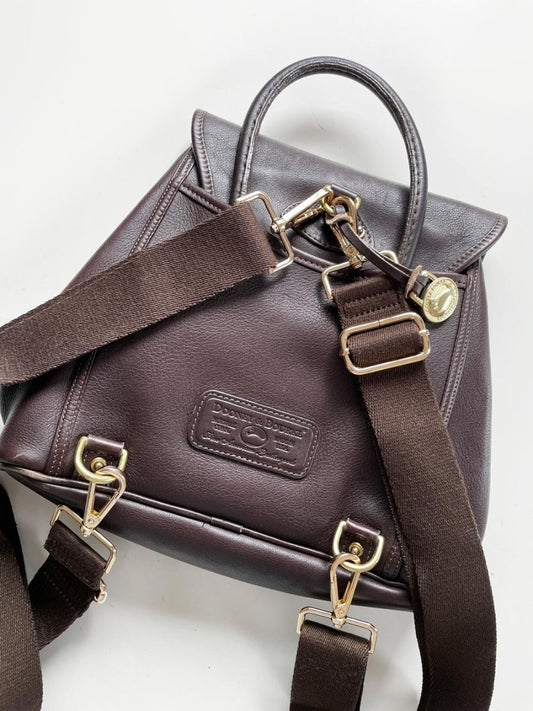 vintage dooney & bourke leather backpack | made in USA - good market thrift store