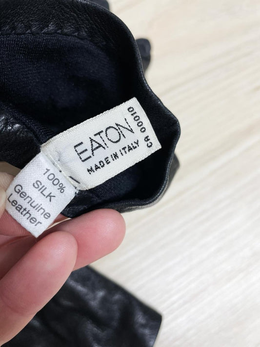 vintage eaton lambskin leather gloves | silk lining | made in Italy - good market thrift store