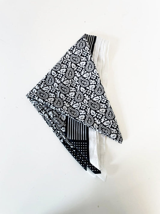 vintage echo paisley cotton square bandana - good market thrift store