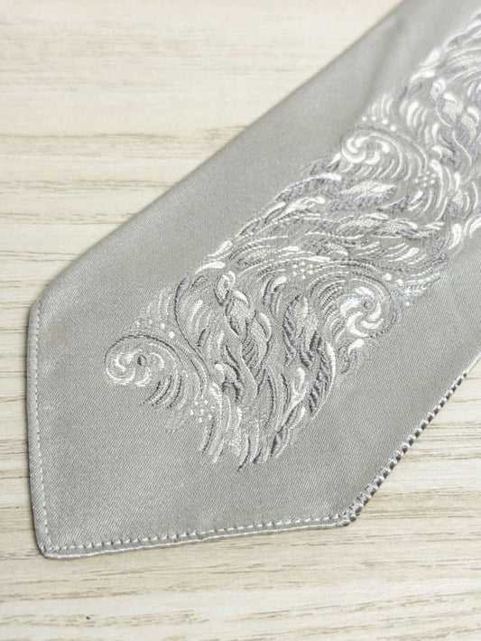 vintage edson fmt crown 10)% silk floral tie - good market thrift store