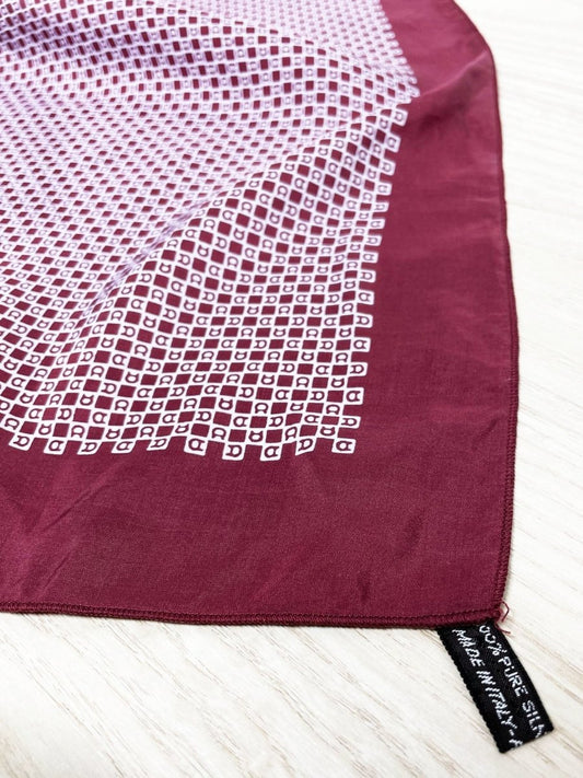vintage etienne aigner 100% silk square scarf | made in italy - good market thrift store