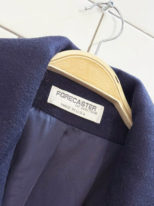 vintage forecaster of boston 100% wool double breasted coat | union made in USA - good market thrift store