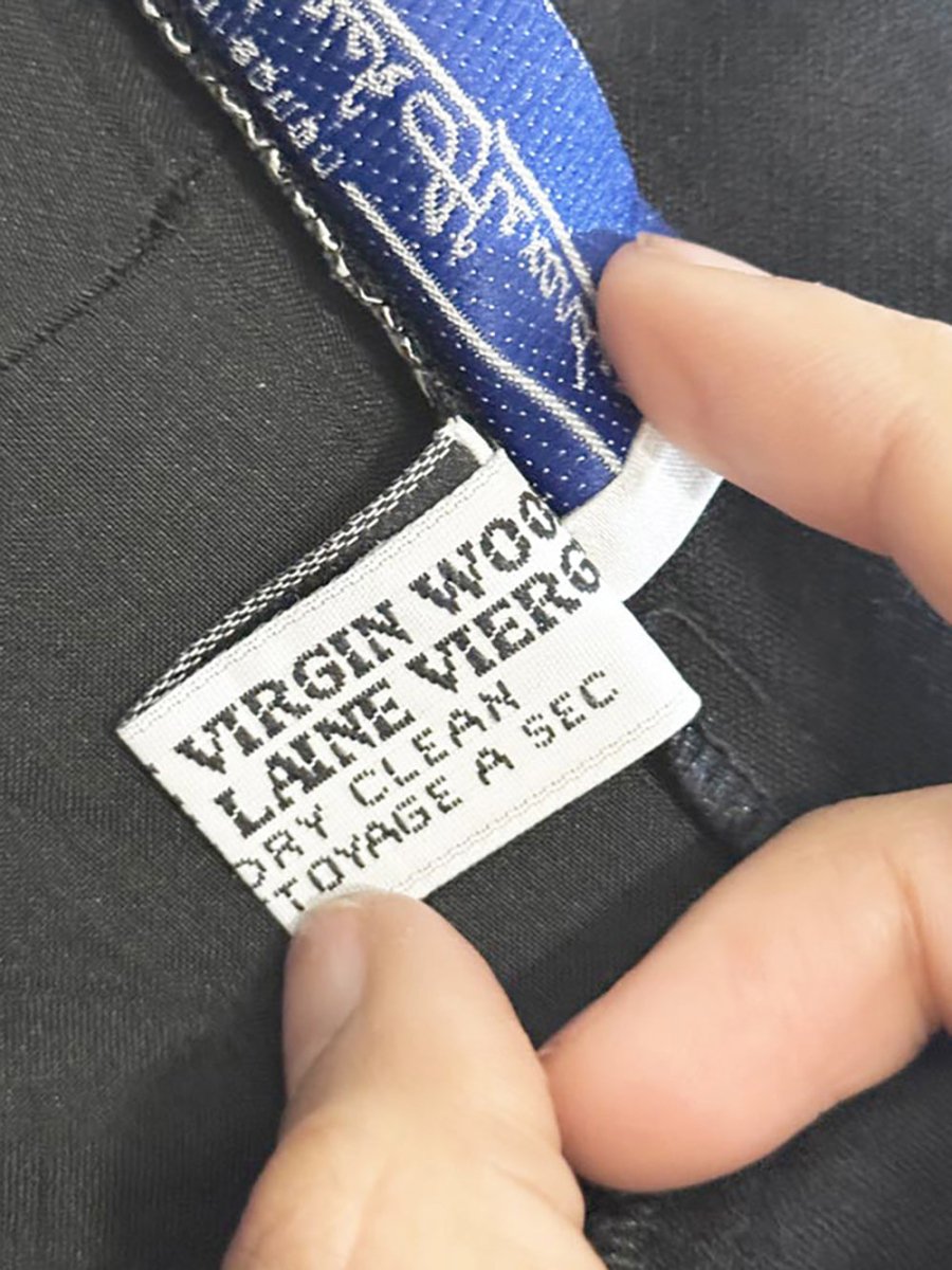 vintage frederick alexander 100% wool pleated stretch - waist trousers - good market thrift store