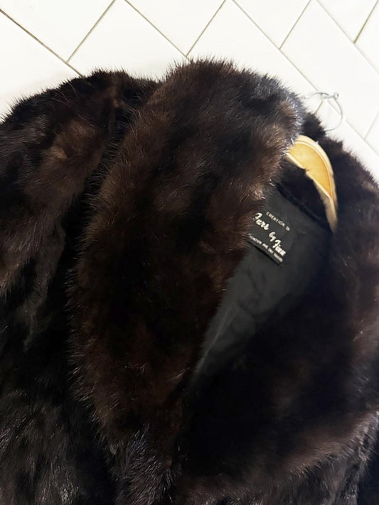 vintage furs by finn mink fur coat - good market thrift store