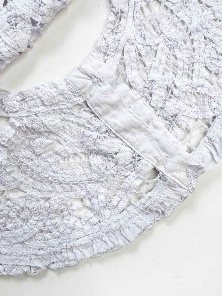 vintage handmade crochet lace collar | rework - good market thrift store