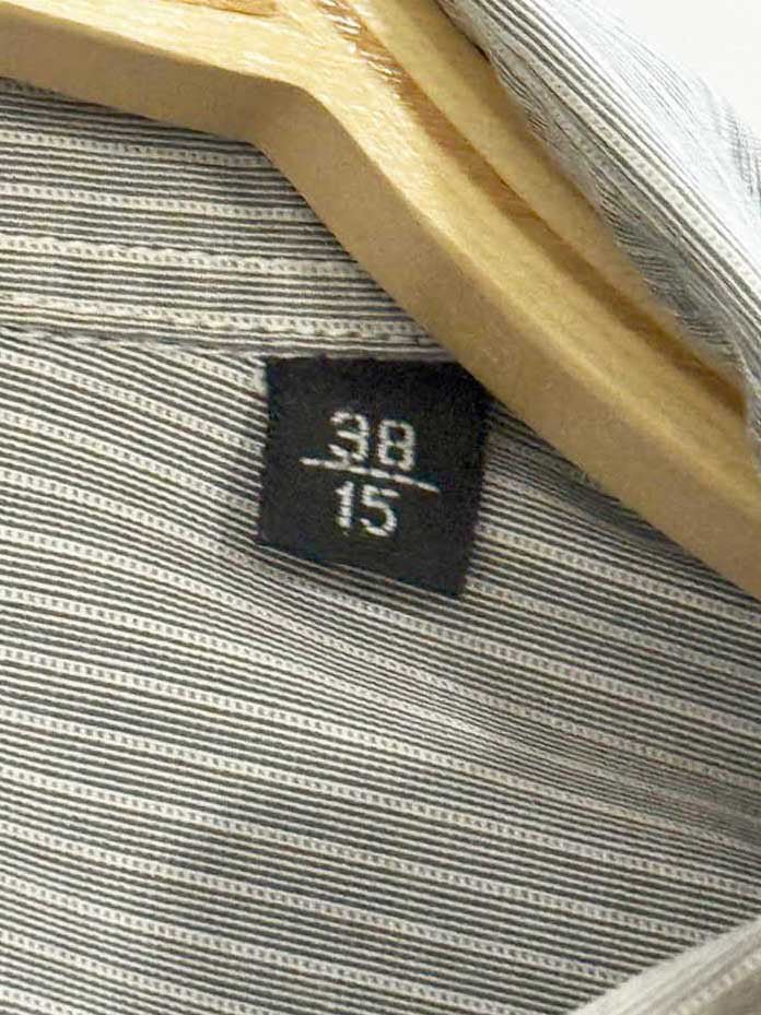 vintage hugo boss pinstripe dress shirt - good market thrift store