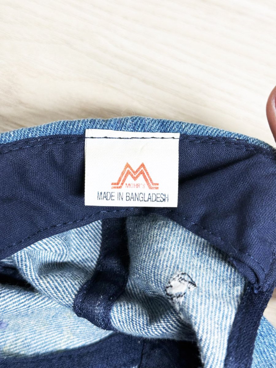 vintage jim beam suede - brim denim cap | morr's - good market thrift store