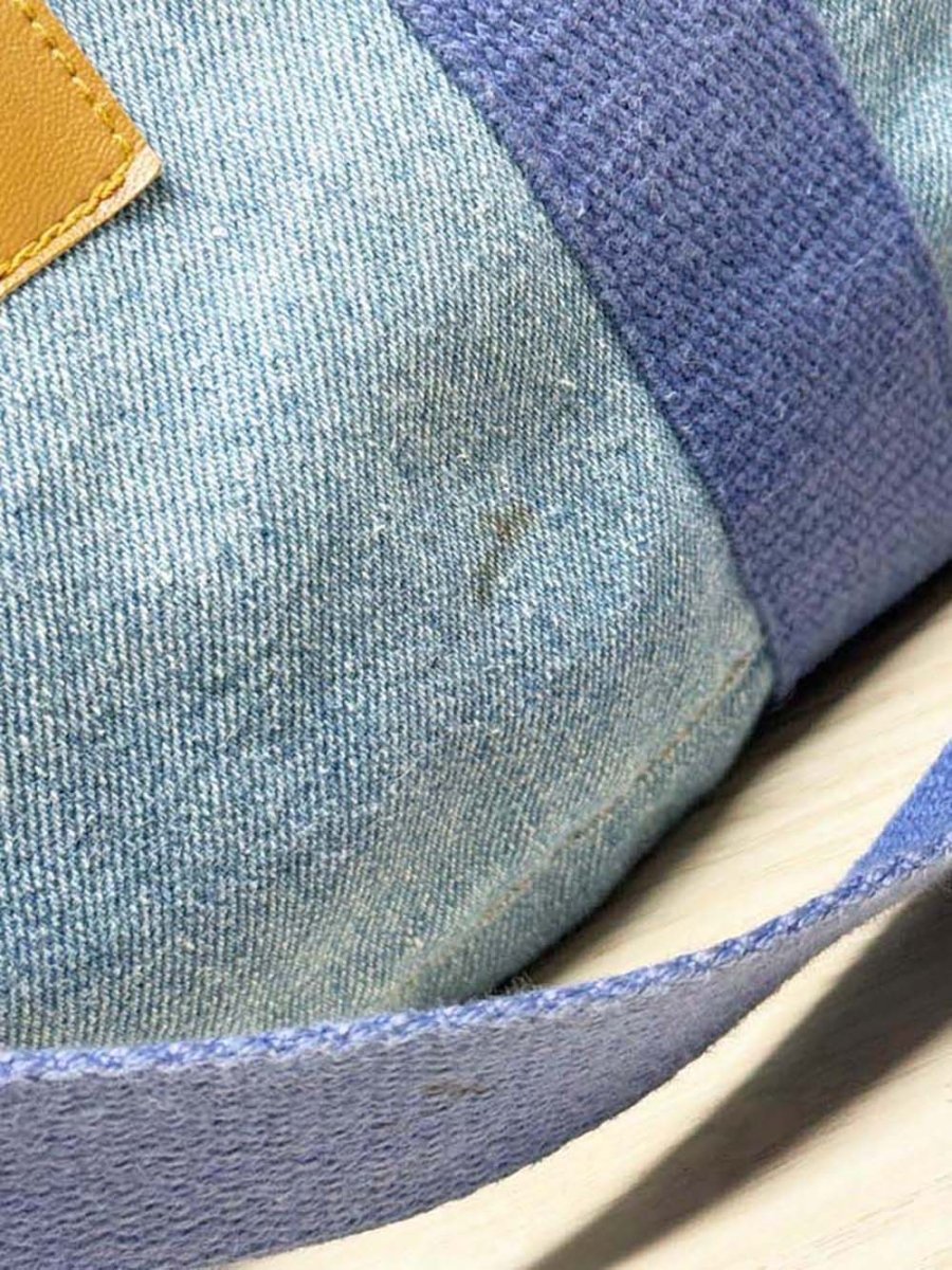 vintage jordache denim duffle weekender bag - good market thrift store