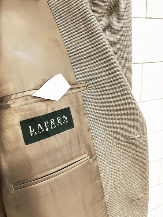 vintage lauren RL silk - wool blazer | ralph lauren - good market thrift store