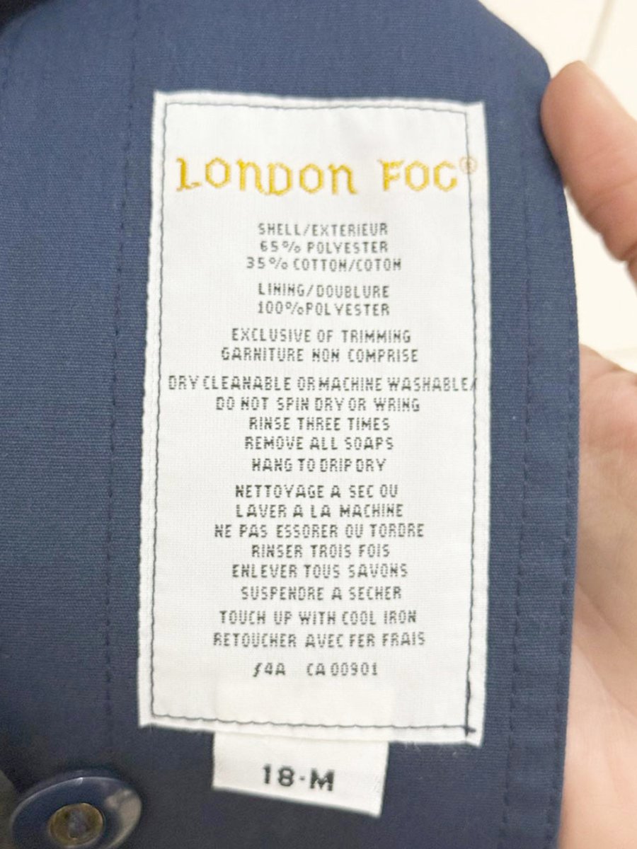 vintage london fog wool - blend removable lining minimal trench coat | eaton - good market thrift store