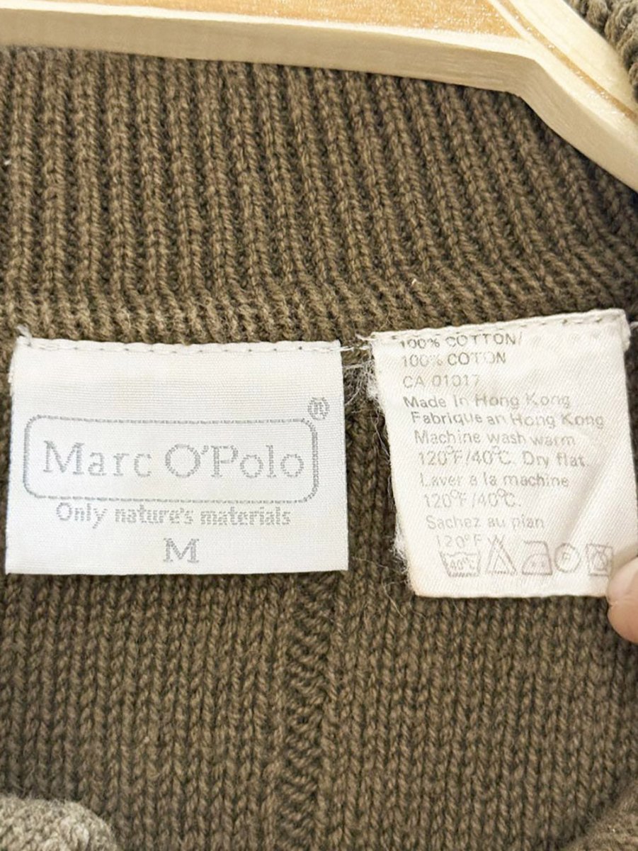 vintage marc o'polo cable knit collared sweater - good market thrift store