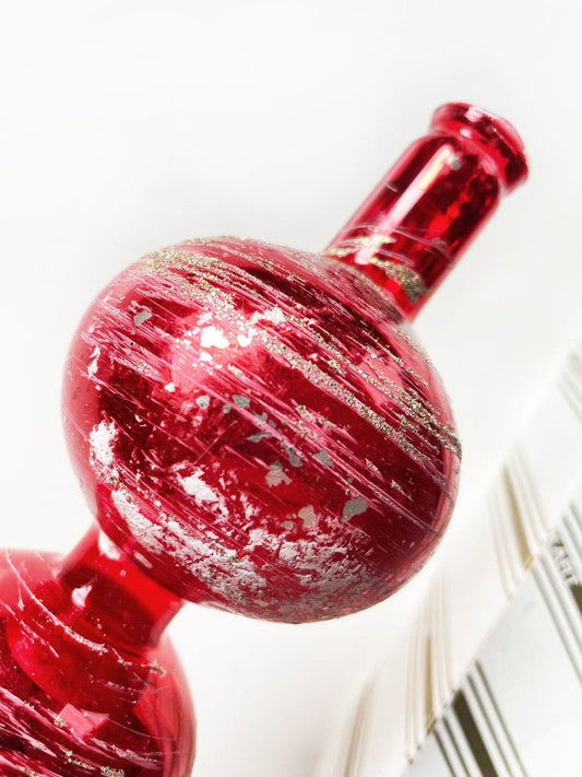 vintage mercury glass ornament tree topper | eckart - good market thrift store