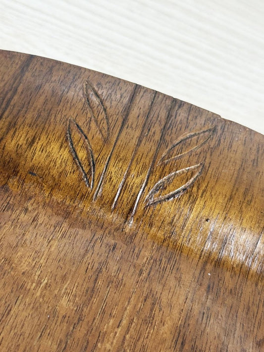 vintage mid - century overton bentwood wood serving tray - good market thrift store