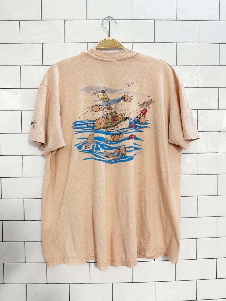 vintage nautical excursions florida pocket tee | made in USA - good market thrift store