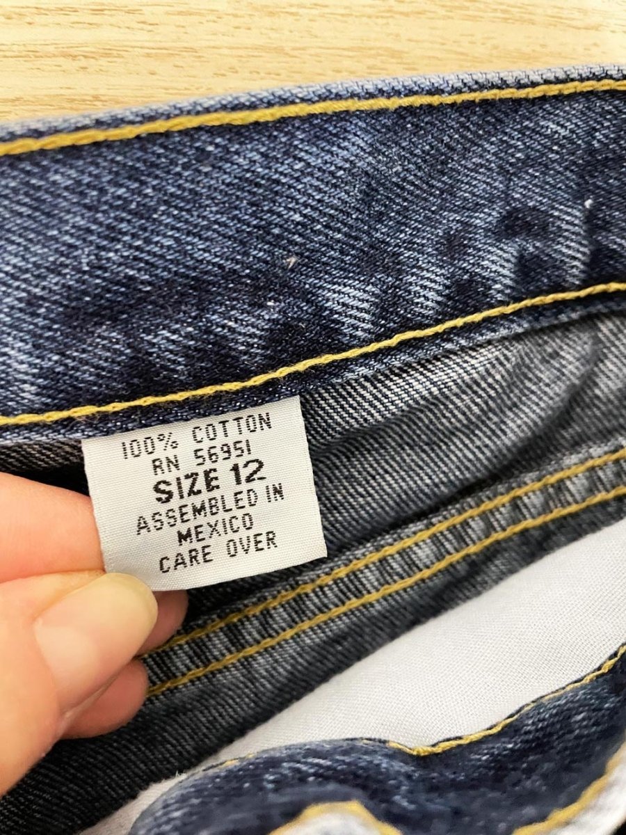 vintage northcrest jean co. high rise denim shorts - good market thrift store