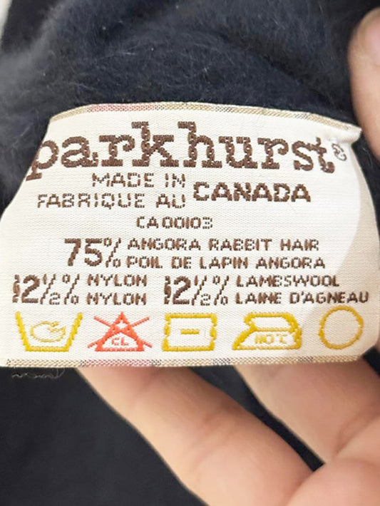 vintage parkhurst angora - lambswool knit turtleneck | made in Canada - good market thrift store