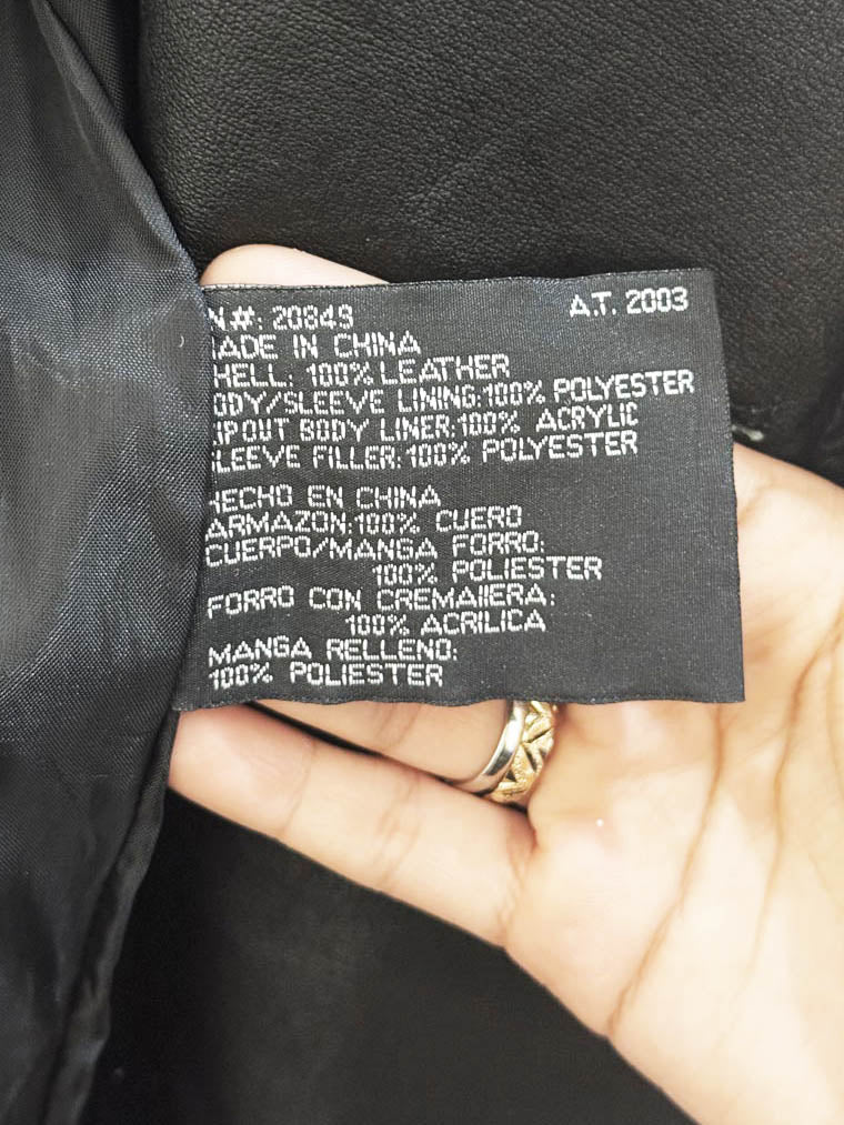 vintage phase 2 leather double breasted belted trench coat - good market thrift store